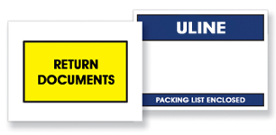 Packing List Envelopes