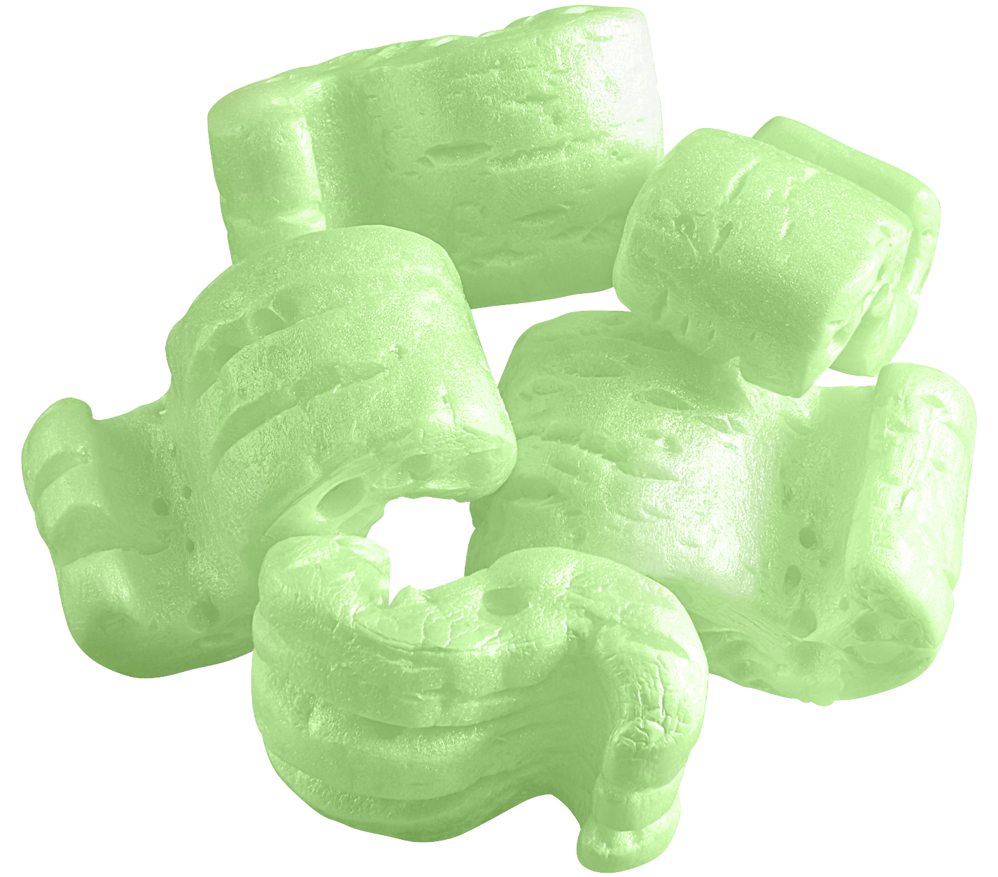 Green Anti-Static Peanuts