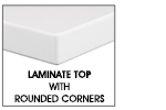 Laminate Top With Rounded Corners