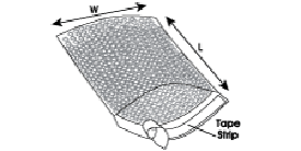 Uline Self-Seal Bubble Bag