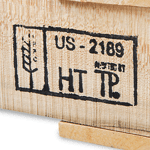 Heat Treated Recycled Wood Pallet