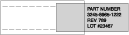 Plastic Label Holder