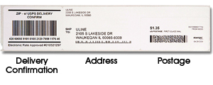 3-Part Dymo Label