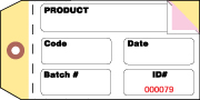 3 Part Carbonless Tag