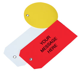 Custom Printed Plastic Tags