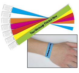 Custom Printed Tyvek Wristbands