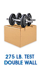 275 LB. TEST DOUBLE WALL BOXES